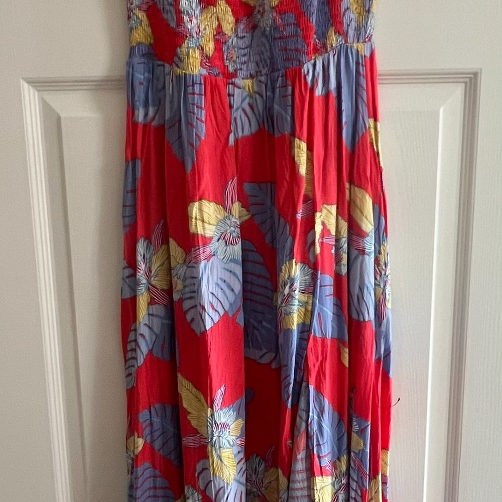 Floral Print Off-the-Shoulder Dress - Small - Picture 3 of 3